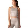 Tavi Crop Yoga Tank Gold Metallic CLOTHING 1 Tavi Crop Yoga Tank Gold Metallic CLOTHING