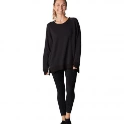 CLOTHING Tavi Cozy Sweatshirt Ebony 11 CLOTHING Tavi Cozy Sweatshirt Ebony