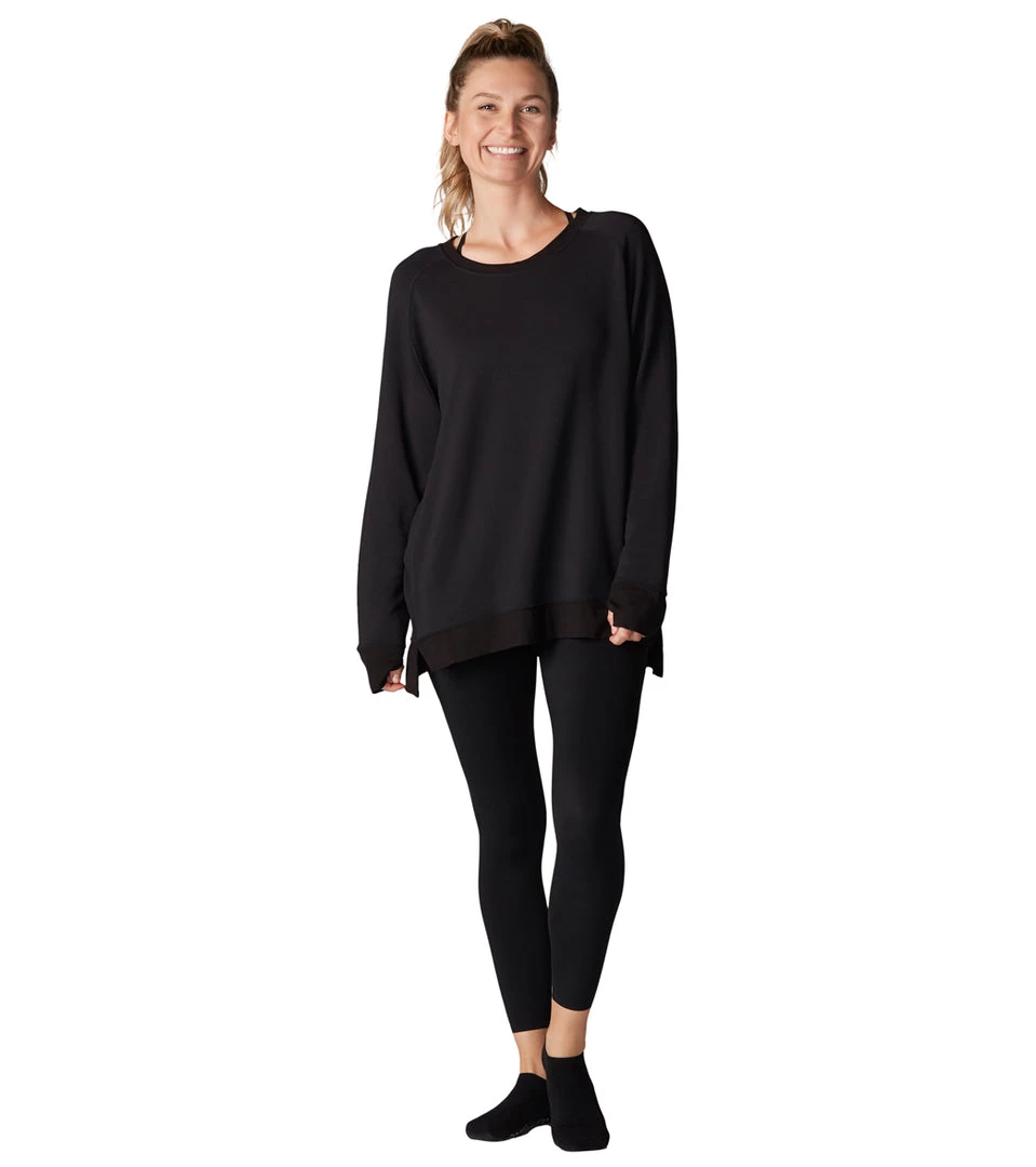 CLOTHING Tavi Cozy Sweatshirt Ebony 6 CLOTHING Tavi Cozy Sweatshirt Ebony
