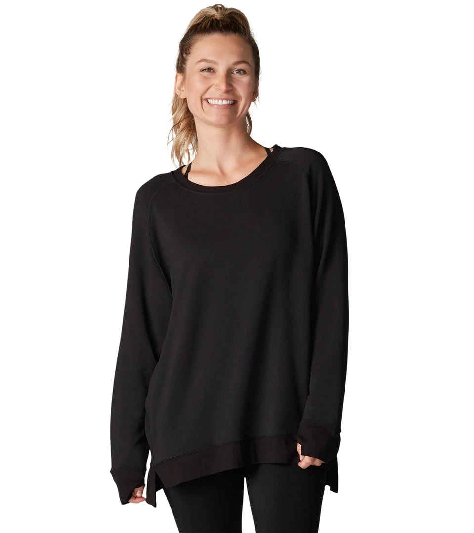 CLOTHING Tavi Cozy Sweatshirt Ebony 8 CLOTHING Tavi Cozy Sweatshirt Ebony