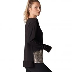 Tavi Cozy Sweatshirt Ebony Gold Snake 10 Tavi Cozy Sweatshirt Ebony Gold Snake