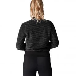 CLOTHING Tavi Cozy Bomber Jacket Ebony 10 CLOTHING Tavi Cozy Bomber Jacket Ebony