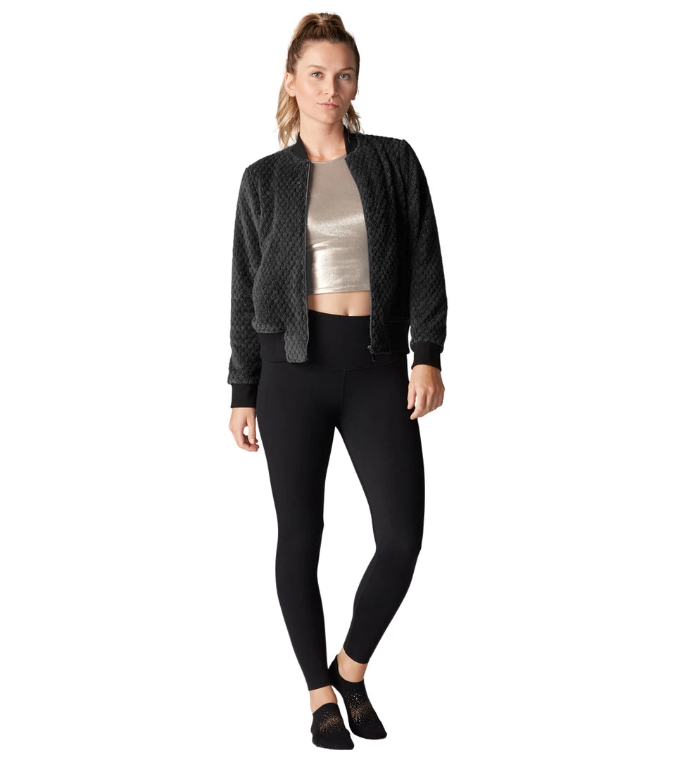 CLOTHING Tavi Cozy Bomber Jacket Ebony 6 CLOTHING Tavi Cozy Bomber Jacket Ebony