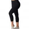 Tavi High Waisted Crop Yoga Leggings Ebony