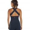 CLOTHING Hard Tail Open Back Support Tank Top Past Midnight Blue