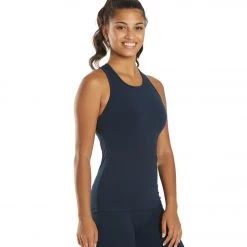 CLOTHING Hard Tail Open Back Support Tank Top Past Midnight Blue 11 CLOTHING Hard Tail Open Back Support Tank Top Past Midnight Blue