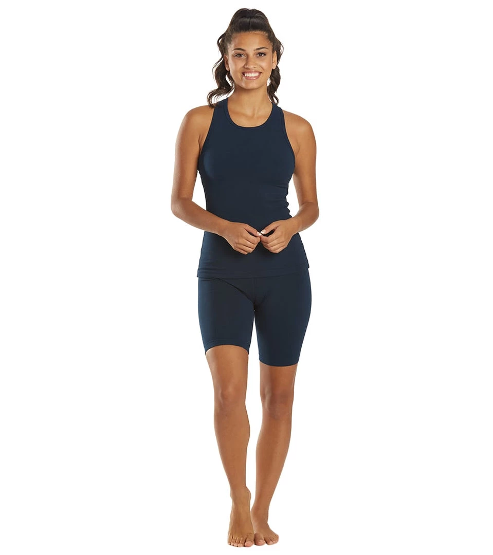 CLOTHING Hard Tail Open Back Support Tank Top Past Midnight Blue 6 CLOTHING Hard Tail Open Back Support Tank Top Past Midnight Blue