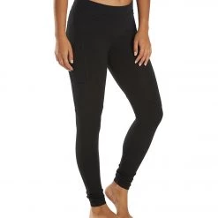 CLOTHING Hard Tail Cargo Pocket High Rise Yoga Leggings Black