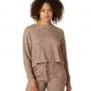 Beyond Yoga Brushed Up Cropped Pullover Classic Leopard 1 Beyond Yoga Brushed Up Cropped Pullover Classic Leopard
