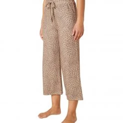 Beyond Yoga Wide Leg High Waisted Cropped Sweatpant Classic Leopard CLOTHING
