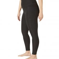 Beyond Yoga Spacedye Maternity Out Of Pocket High Waisted 7/8 Leggings Darkest Night CLOTHING