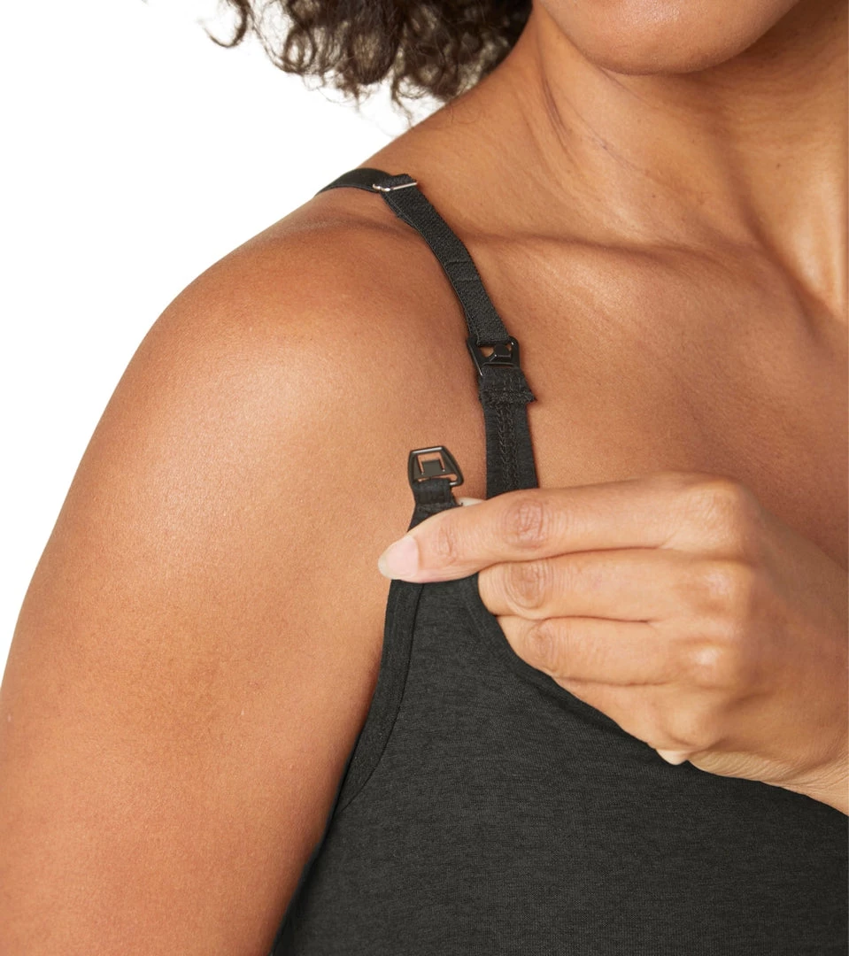 Beyond Yoga Nursing Cami Darkest Night 7 Beyond Yoga Nursing Cami Darkest Night