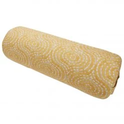 Hugger Mugger Round Printed Yoga Bolster Golden Goddess YOGA MATS & PROPS