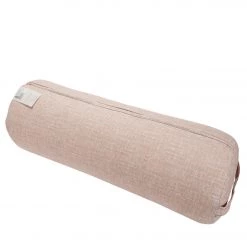 YOGA MATS & PROPS Hugger Mugger Round Printed Yoga Bolster Rose Quartz