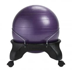 Gaiam Backless Balance Ball Chair Purple