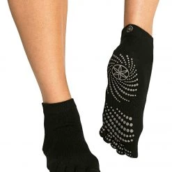Gaiam Antimicrobial Grippy Fit Yoga Socks