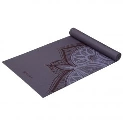 Gaiam 5mm Printed Yoga Mat Violet Blush Point
