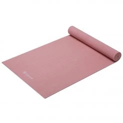 YOGA MATS & PROPS Gaiam 5mm Solid Yoga Mat Rosy Pink