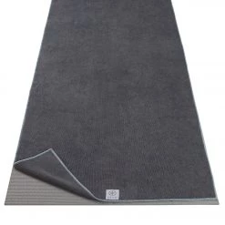 Gaiam Yoga Mat Towel Grey YOGA MATS & PROPS