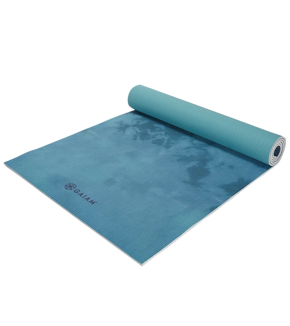 Gaiam 5mm Printed Yoga Mat Tie Dye Frost YOGA MATS & PROPS 5 Gaiam 5mm Printed Yoga Mat Tie Dye Frost YOGA MATS & PROPS