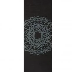 YOGA MATS & PROPS Gaiam 5mm Printed Yoga Mat Black Marrakesh