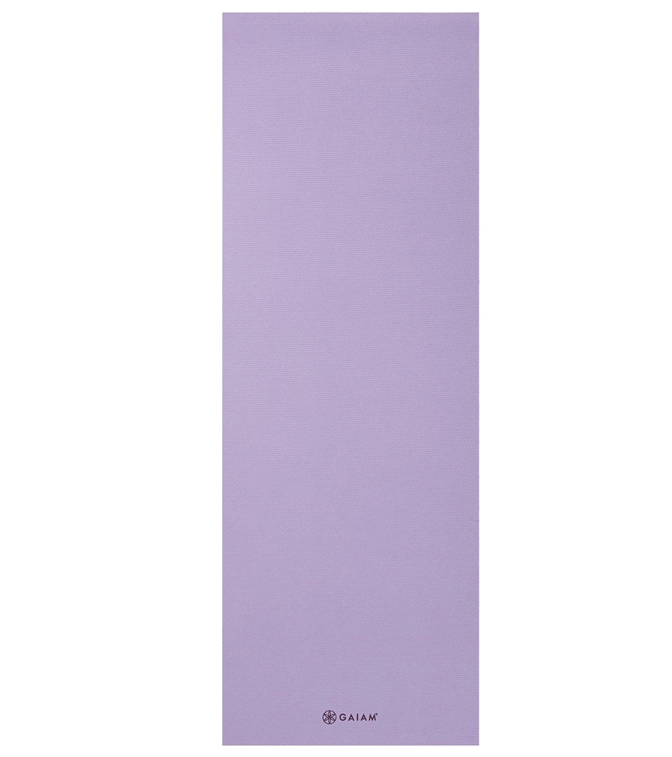Gaiam 5mm Yoga Mat New Lilac 3 Gaiam 5mm Yoga Mat New Lilac
