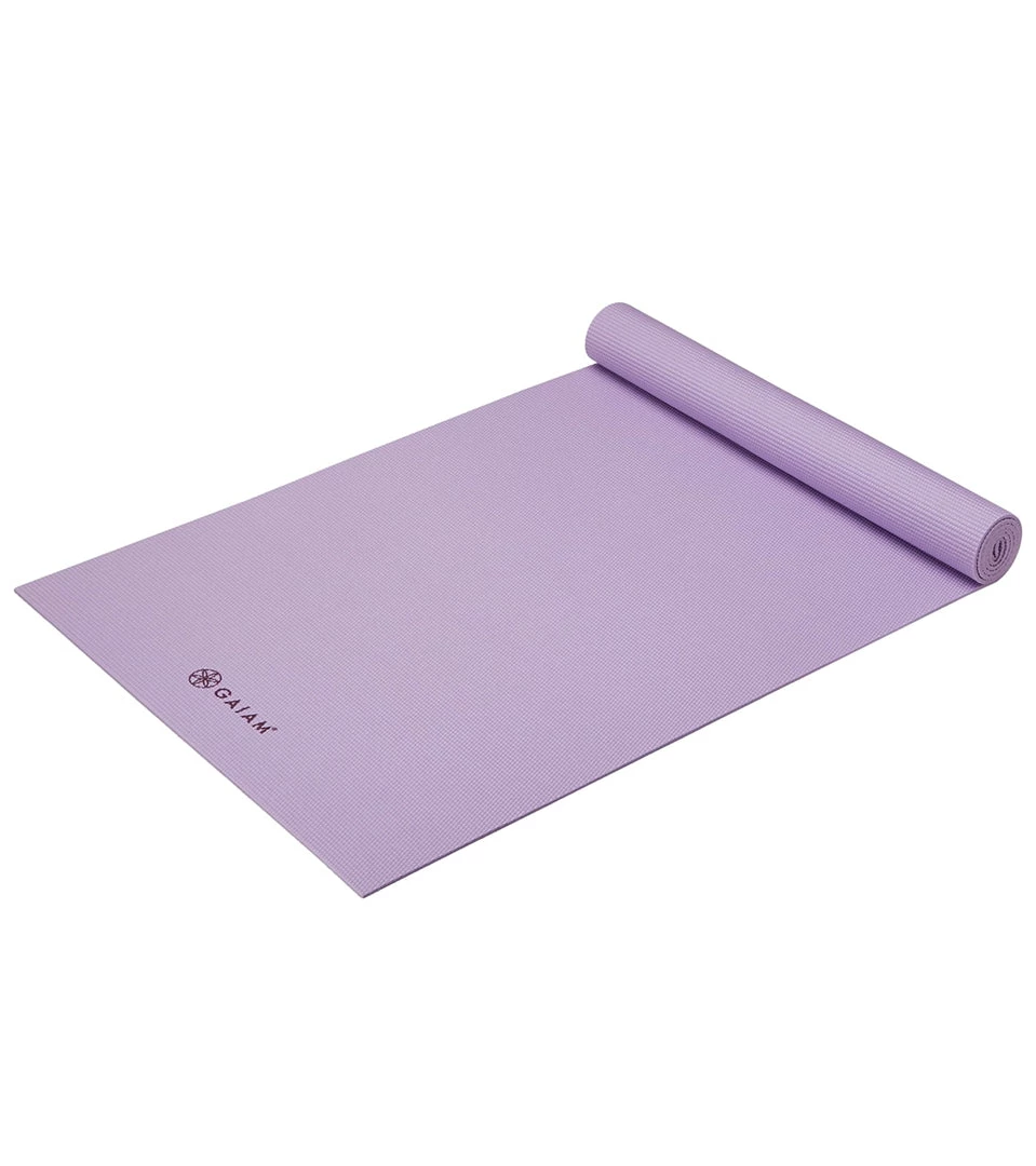 Gaiam 5mm Yoga Mat New Lilac 4 Gaiam 5mm Yoga Mat New Lilac
