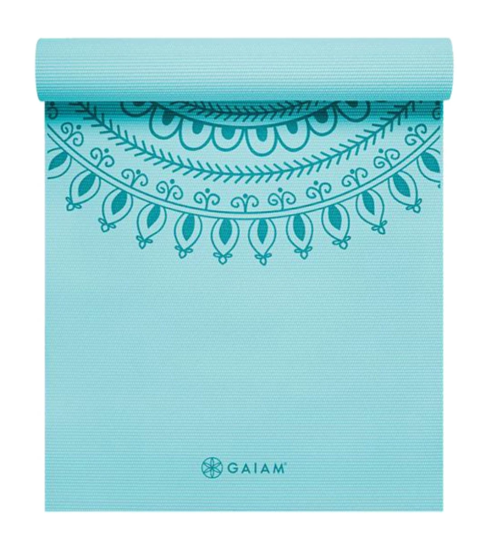 Gaiam 6mm Yoga Mat Premium Printed Marrakesh 4 Gaiam 6mm Yoga Mat Premium Printed Marrakesh