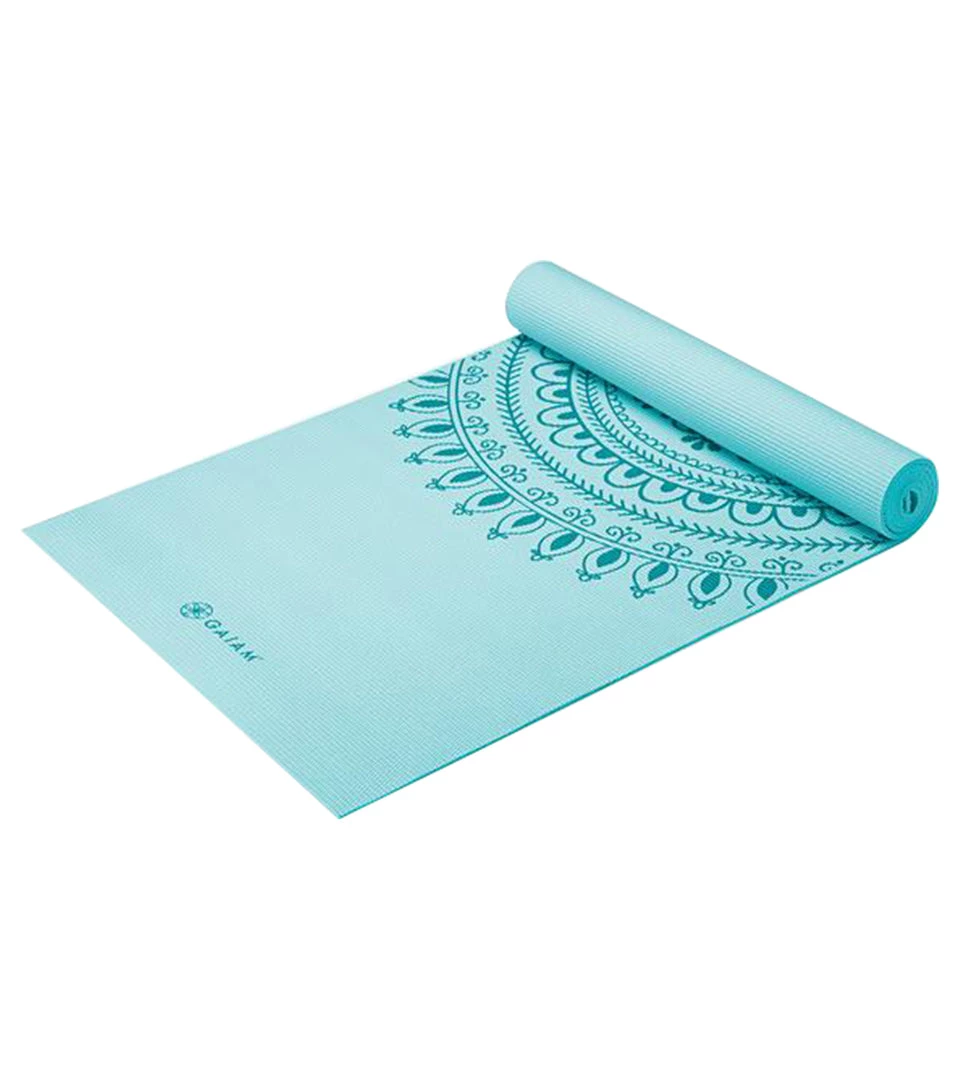 Gaiam 6mm Yoga Mat Premium Printed Marrakesh 5 Gaiam 6mm Yoga Mat Premium Printed Marrakesh