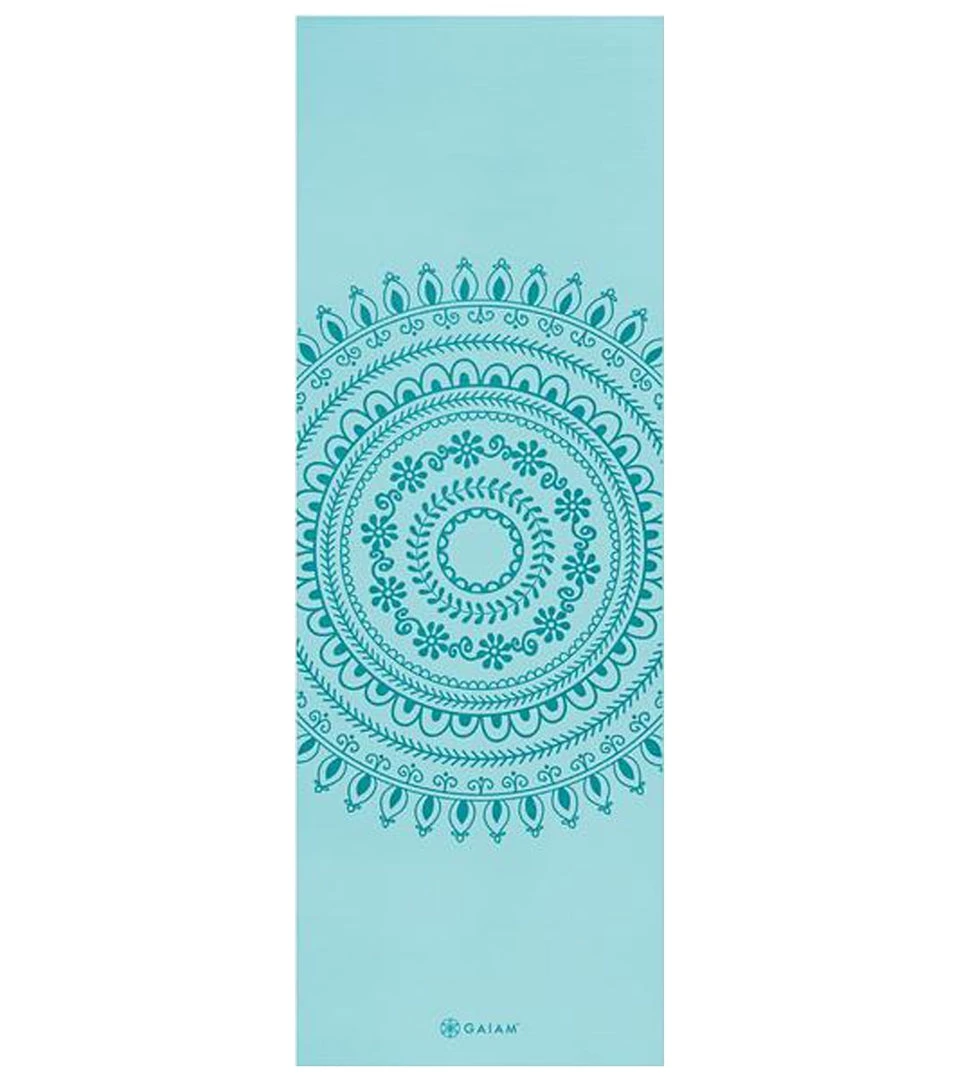 Gaiam 6mm Yoga Mat Premium Printed Marrakesh 7 Gaiam 6mm Yoga Mat Premium Printed Marrakesh