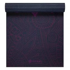 YOGA MATS & PROPS Gaiam 6mm Yoga Mat Plum Sundial Layers