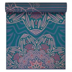 YOGA MATS & PROPS Gaiam 6mm Premium Reversible Yoga Mat Jade Salutation