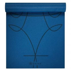 YOGA MATS & PROPS Gaiam 6mm Alignment Yoga Mat Digital Teal
