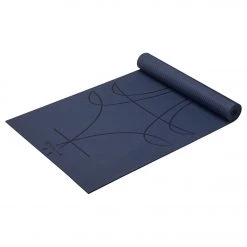Gaiam 6mm Alignment Yoga Mat Ink