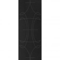 YOGA MATS & PROPS Gaiam 6mm Alignment Yoga Mat Black