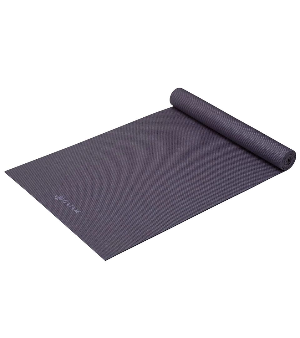 Gaiam 6mm + Antimicrobial Yoga Mat Blackcurrant 4 Gaiam 6mm + Antimicrobial Yoga Mat Blackcurrant