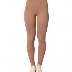 NEW ARRIVALS NUX One By One Seamless Yoga Leggings Dune