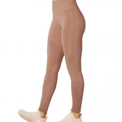 NEW ARRIVALS NUX One By One Seamless Yoga Leggings Dune