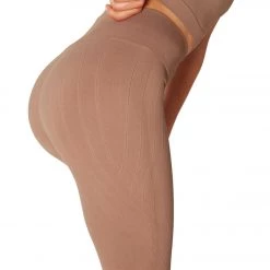 CLOTHING NUX High Waisted Mesa Yoga Leggings Dune