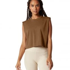 NUX Ella Organic Tank Mocha NEW ARRIVALS