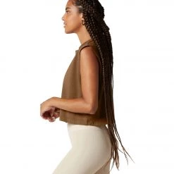 NUX Ella Organic Tank Mocha NEW ARRIVALS