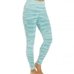 NUX One By One Hand Dye Yoga Leggings Blue Ripple 10 NUX One By One Hand Dye Yoga Leggings Blue Ripple