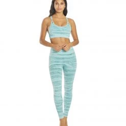 NUX One By One Hand Dye Yoga Leggings Blue Ripple 12 NUX One By One Hand Dye Yoga Leggings Blue Ripple