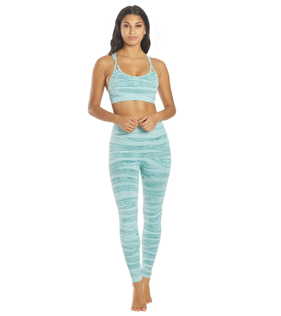 NUX One By One Hand Dye Yoga Leggings Blue Ripple 6 NUX One By One Hand Dye Yoga Leggings Blue Ripple