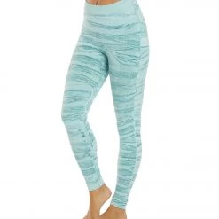 NUX One By One Hand Dye Yoga Leggings Blue Ripple 13 NUX One By One Hand Dye Yoga Leggings Blue Ripple