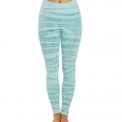 NUX One By One Hand Dye Yoga Leggings Blue Ripple 15 NUX One By One Hand Dye Yoga Leggings Blue Ripple