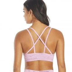 CLOTHING NUX Hand-Dye Levitate Yoga Sports Bra Purple Ripple
