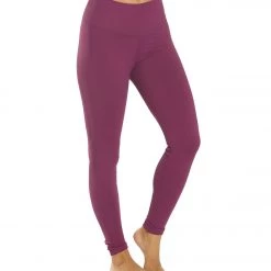 NEW ARRIVALS NUX One By One Seamless Yoga Leggings Purple Onyx