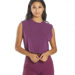 NEW ARRIVALS NUX Ella Organic Tank Purple Onyx