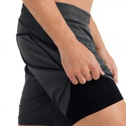 CLOTHING Rhone Men's 7" Versatility Short Lined Asphalt